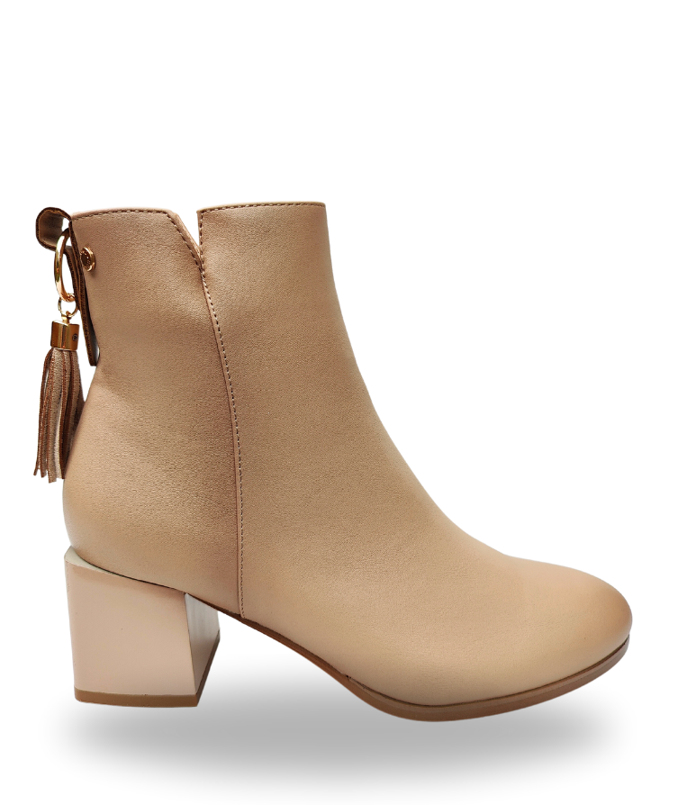 Nude booties 2025