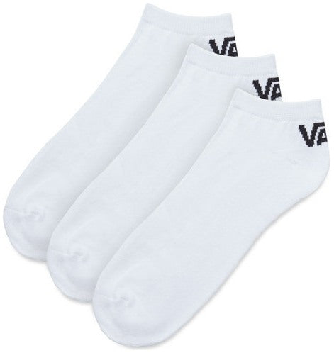 Vans Mens Socks Trainer Liner 3 Pack No Show Cotton Rich White Invisibles New