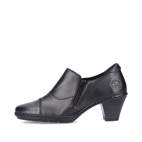 Ladies Pre-own Sz 7.5 Black Leather Trouser Shoes By Wear Ever. Excellent  Condt. | eBay
