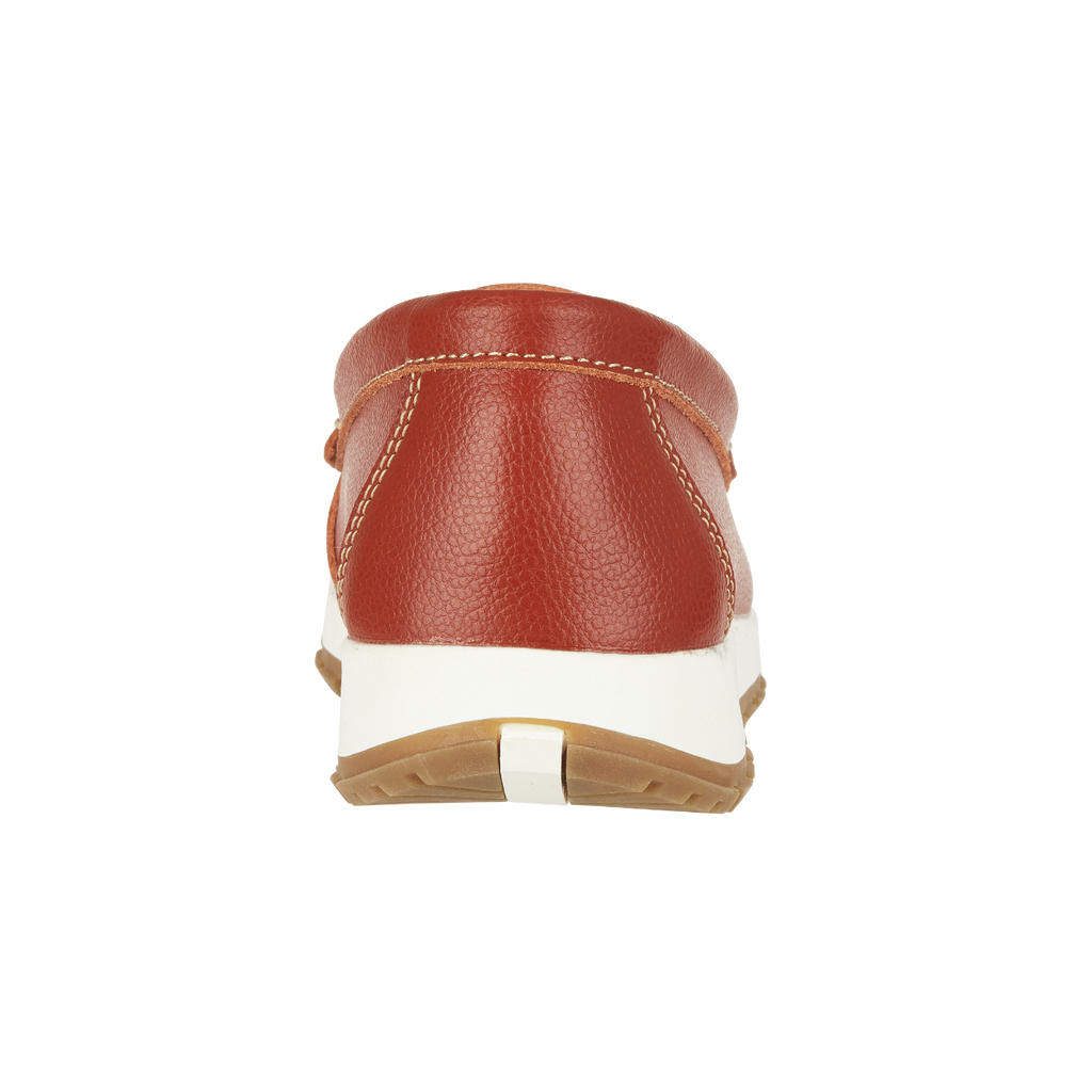 Ladies Leather Slip on Orange Shoes Ipanema Flat Jo Joe– 53 Main