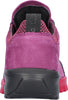 Purple sneaker with black and red sole on a white background waldlaufer H Fitting Gummi berry wider fit Gormleys strabane