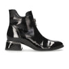 bioeco ladies black patent boots low heel leather gormley shoes strabane