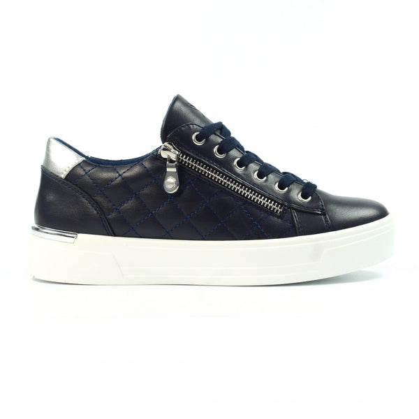 Navy Lunar Xenon women’s shoe with stylish detailing, featured at Gormley Shoes Strabane