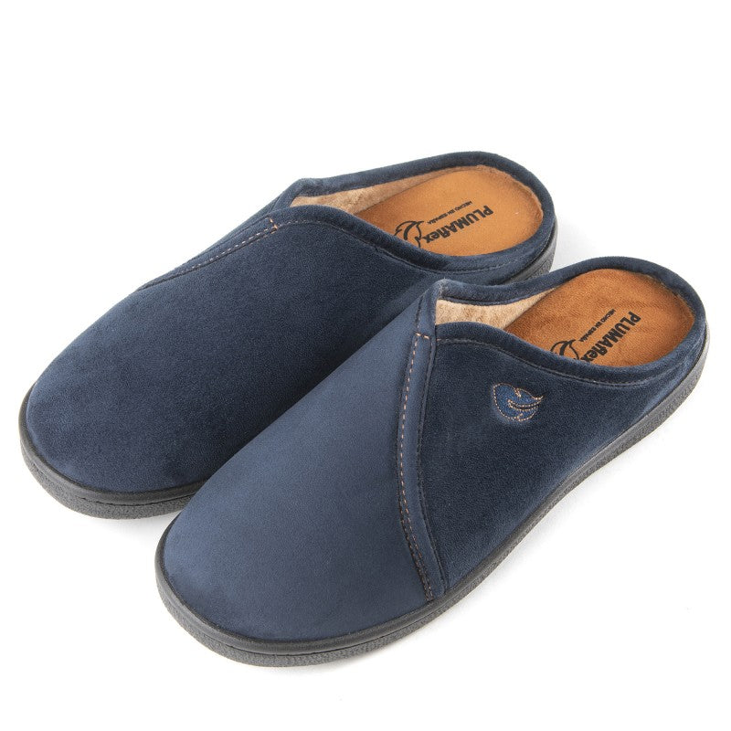 Mens Slippers Mule Bedroom Slippers Mens Bedroom Slippers Navy