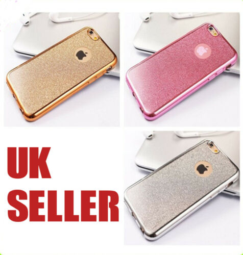 Bling iPhone ShockProof Silicone Case Cover Apple 6 6S Glitter Bumper Sides New - 53 Main Street
