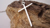 Cross Necklace Simple Crucifix Skinny Pendant Silver Chain Long Mens Ladies New - 53 Main Street