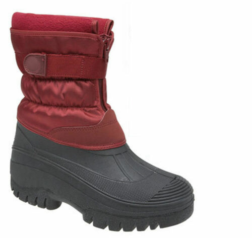 Ladies Snow Boots Winter Waterproof Warm Grip Ice Rain Size 3,4,5