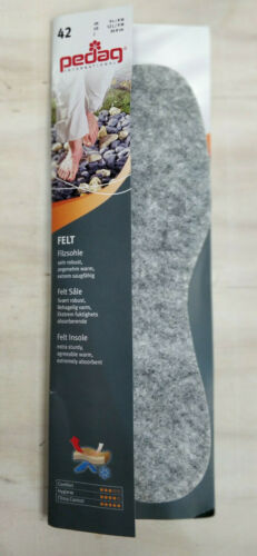 Mens Boot Insoles Felt Pedag Wellington Gents Shoes Boots Padded Size 7 - 14 New - 53 Main Street
