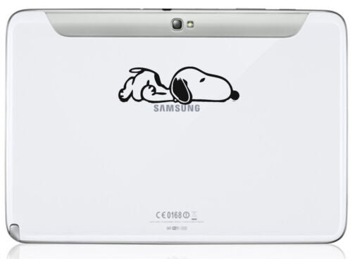 Snoopy Dog Decal - Vinyl Sticker for Tablet iPad Mac Macbook Laptop Kindle X 2 - 53 Main Street