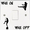 Karate Kid Light Switch Sticker Vinyl Skin Wax On Off 80's Movie Transfer Myagi - 53 Main Street