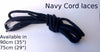 Navy Shoelaces 90cm 60cm 210cm Round Cord For Ecco Hotter Shoe laces Extra Long - 53 Main Street