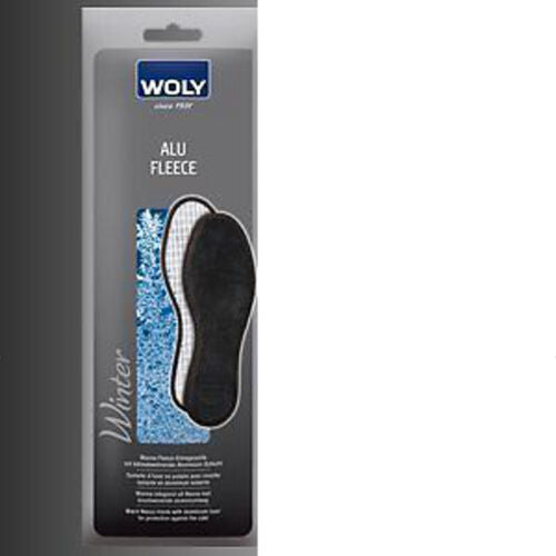 Ladies Insoles Fleece Aluminium Charcoal Warm Lined Thermal Comfort Alu Woly New - 53 Main Street