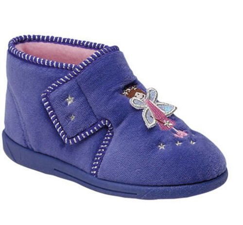 Girls Bedroom slippers lilac childs childrens fairy new - 53 Main Street