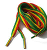 Rasta Jamaican Multi Coloured Flat 10mm Shoes Trainers Extra Long Jamaica New - 53 Main Street