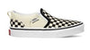 Vans Checker Checkerboard Canvas Trainers Shoes Slip On Beige Black - 53 Main Street