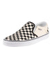 Vans Checker Checkerboard Canvas Trainers Shoes Slip On Beige Black - 53 Main Street