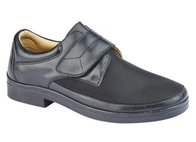 Roamers Men’s Wide Fit Stretch Top Shoe