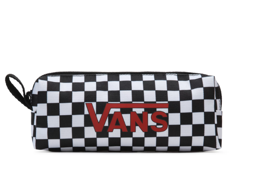 Checkered vans best sale logo