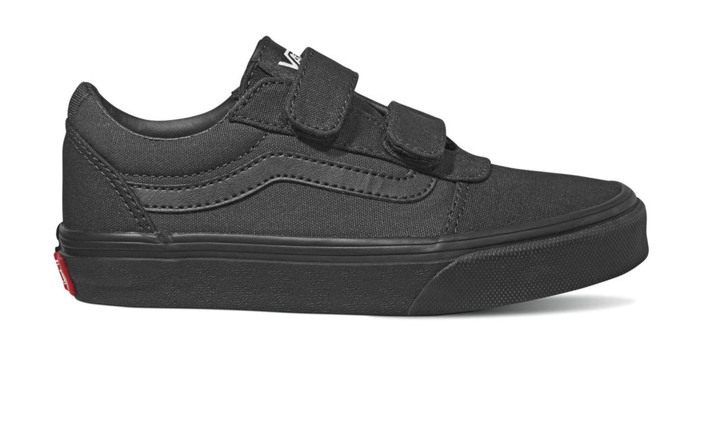 Vans Ward ALL BLACK  Sneakers Shoes Trainers Old Skool Styling Straps Velcro - 53 Main Street